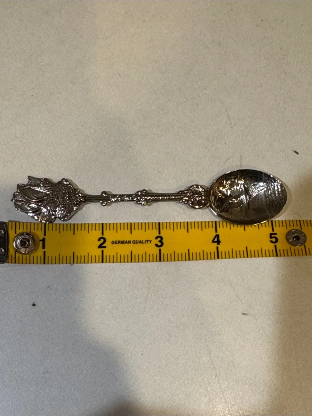 SAN DIEGO CALIF. Collector Silver-Tone Decorative Spoon with Bird Motif
